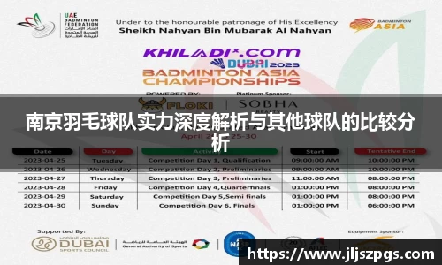南京羽毛球队实力深度解析与其他球队的比较分析